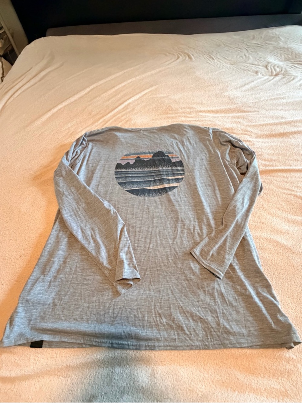 Patagonia Capilene Cool Long Sleeve Crew - Light Blue XXL - Picture 2 of 3